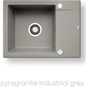 Granitový dřez Pyramis KORFU (62x46) 1B 1D světle šedá
