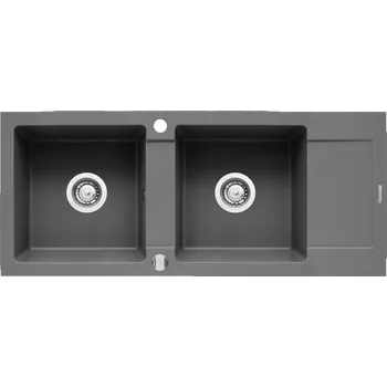 Kuchyňský dřez Pyramis MIDO (116x50) 2B 1D světle šedá