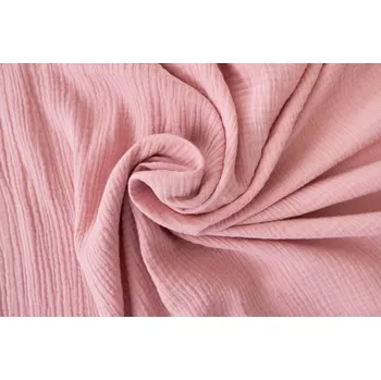 Podpěrová s.r.o. Metráž, MUŠELÍN starorůžový (bm, šíře 155 cm)