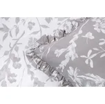 Podpěrová s.r.o. Krepové povlečení FLORA P/N S KANÝREM na polštáři Velikost: 140x200 (1x), 70x90 cm kanýr (1x)