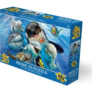 Puzzle Puzzle 3D - Smějící se mořská zvířata