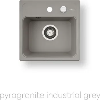 Granitový dřez Pyramis CAMEA MINI (40x40) 1B světle šedá