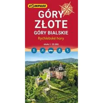Cestování Mapa turystyczna - Góry Złote