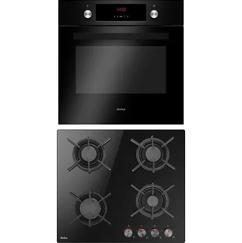 Set domácích spotřebičů Amica FS 18TOB + Plynová deska Amica DP 6413 BG