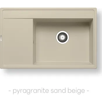Granitový dřez Pyramis CAMEA (79x50) 1B 1D světle béžová RH