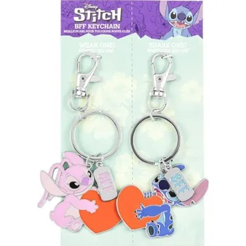 Lilo a Stitch Set klíčenek Stitch a Angel 2ks
