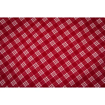 Bytový textil Podpěrová s.r.o. Bavlna, metráž kostička červená TMAVÁ Velikost: Hladká bavlna (140 g/m2)