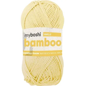 Příze myboshi bamboo Vanilka