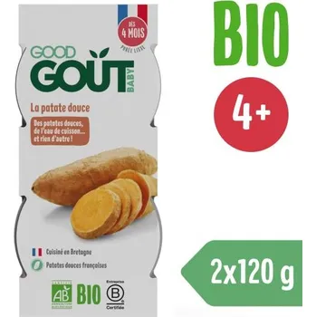 Good Gout BIO Batátové pyré (2x120 g).