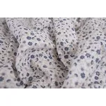 Podpěrová s.r.o. Přehoz, letní deka MODRÉ KYTIČKY světlé Velikost: PŘEHOZ 200x240 cm (šev uprostřed)