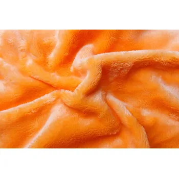 Prostěradlo Prostěradlo mikroflanel / mikroplyš SLEEP WELL® oranžové 90x200 cm