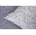 Podpěrová s.r.o. Bavlněné povlečení MODRÉ KYTIČKY poz/neg Velikost: 240x220 cm (1 ks), 70x90 cm (2 ks) ŠEV na peřině