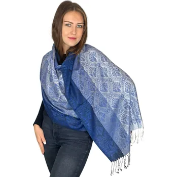 Šála Šál Pašmína - Celestine - Modrá