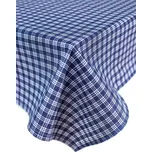 Podpěrová s.r.o. Ubrus bavlněný KOSTIČKA MODRÁ tmavá Velikost: 120x120 cm