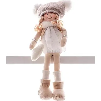 Vánoční dekorace Postavička MagicHome Dítě bílé, 22cm