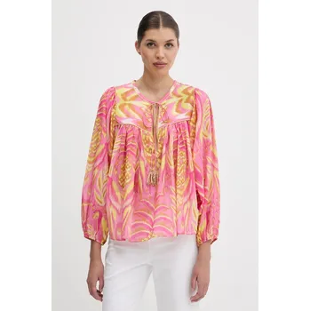 Dámská halenka Bavlněná halenka Farm Rio 336600 růžová 30A, vel. S