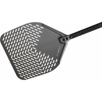 Lopata na pizzu GI-METAL Lopata na pizzu sázecí perforovaná Carbon 41/196 cm