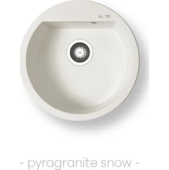 Granitový dřez Pyramis ALAZIA (O51) 1B bílá