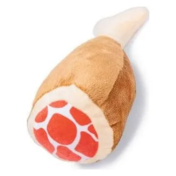 Pro psa Hračka pes Kuřecí stehno pískací 22x12x8 cm plyš KAR