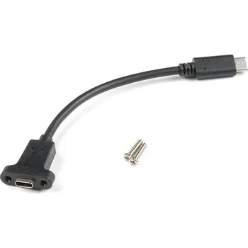 Prodlužovací kabel Prodlužovací USB-C kabel do panelu, 15 cm