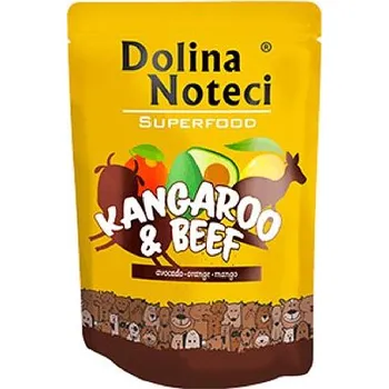 Krmivo pro psa DOLINA NOTECI SUPERFOODS klokan a hovězí kapsička pro psy 300 g