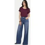 ONLY T-Shirt Moster 15106662 Bordó Regular Fit XS