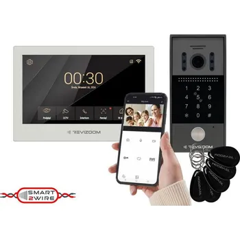 Videovrátný REVIZOOM RM-T273HD WHITE/RC-212HD-CK1