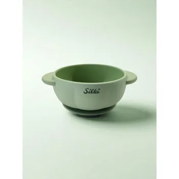 dětská miska Silki Miska - Zelená