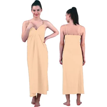 Dámská noční košile VÝPRODEJ - Sale-Noční košile na ramínka vz. 1 - sv. žlutá Velikost: M