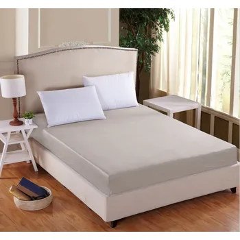 Prostěradlo Prostěradlo MAKO JERSEY DELUXE světle šedé Velikost: MAKO 90x200x30 cm