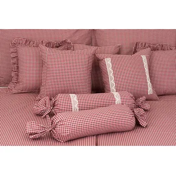 Povlak na polštářek Podpěrová s.r.o. Povlak na polštář BORDÓ PEPITO Velikost: 50x50 cm BAVLNA N