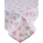 Podpěrová s.r.o. Ubrus bavlněný KVÍTEK malinový Velikost: 120x140 cm