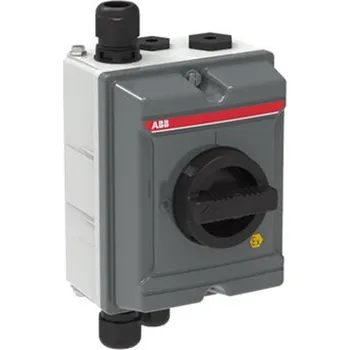 vypínač a zásuvka ABB Odpínače v krytu OTAOKA-hliník OTA40S3BX 1SCA152728R1001 1SCA152728R1001