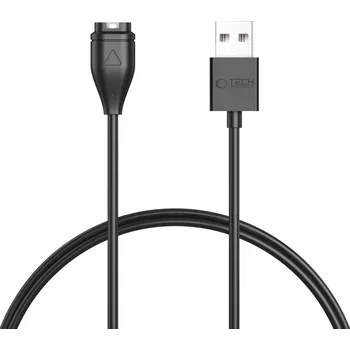 Příslušenství k chytrým hodinkám TECH-PROTECT MC04 ULTRABOOST CHARGING USB CABLE 100CM GARMIN WATCH BLACK