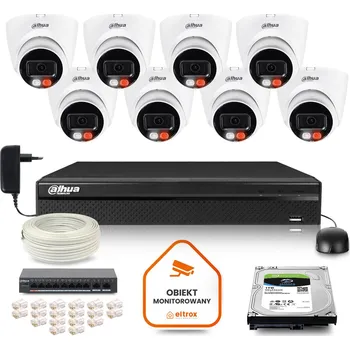 DAHUA IP dohledová sada 8 kamer IPC-HDW1439V-A-IL 4Mpx