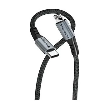 Datový kabel Verbatim 31844 USB kabel, USB C + USB lightning, 60W, 1.2m, box, černý