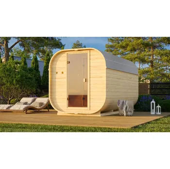 Sauna Finská sauna KARIBU QUADRO 3 (110) natur LG4537