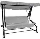 Zahradní kovová houpačka BAHAMAS (šedá)