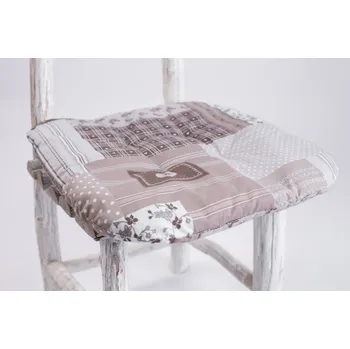 Podsedák Podpěrová s.r.o. Sedák na židli PATCHWORK béžový