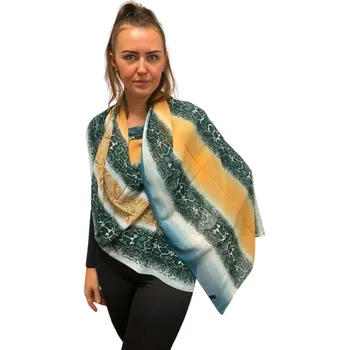 Šátek Dámský šátek 90 x 175 cm zvířecí vzor -12