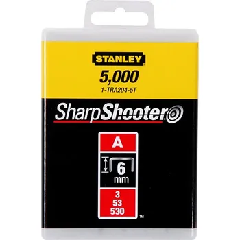 Dílna STANLEY Spony standardní 5000 ks typ a 5/53/530 - 6 mm/1/4"