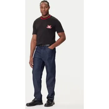 Pánské tričko HUGO T-Shirt Dugbytee 50542957 Černá Relaxed Fit XXL