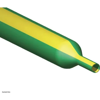 kabelová chránička CIMCO Smršťovací zelenožlutý návlek 2:1 v boxu 6,0 - 12,5 mm (6 m) 181645