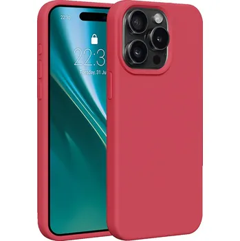 Pouzdro na mobilní telefon Silikonový obal Etteri pro iPhone 12 / 12 Pro 6,1" malina