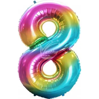 Zábavní pyrotechnika Číslice duhová 8 (85 cm)