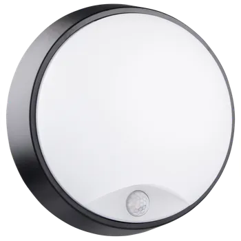 Venkovní osvětlení CENTURY OASI LED nástěnné svítidlo 14W CCT 1000lm IP54 černé senzor