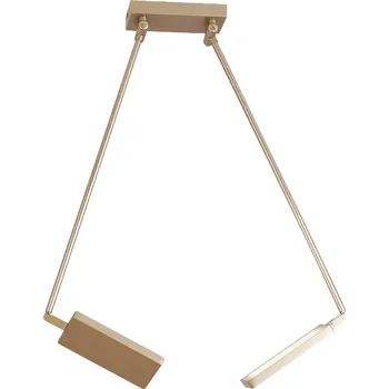 FAN Europe LED Svítidlo BOOK Stropní 2x18W 3640lm 3200K Zlatá IP20