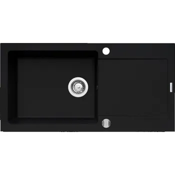 Granitový dřez Pyramis MIDO (100x50) 1B 1D černá matná