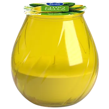Svíčka Bispol Vonná zahradní svíčka ve skle CITRONELLA 130 g