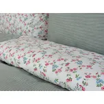 Podpěrová s.r.o. Krepové povlečení VIVIANE / olivový proužek Velikost: 140x200 cm (1 ks), 70x90 cm (1 ks)